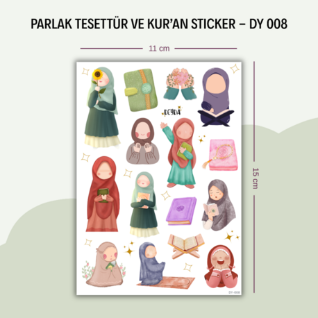 DY-008 Tesettür ve Kur'an Sticker