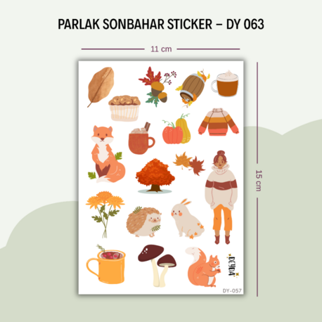 DY-63 Sonbahar Sticker