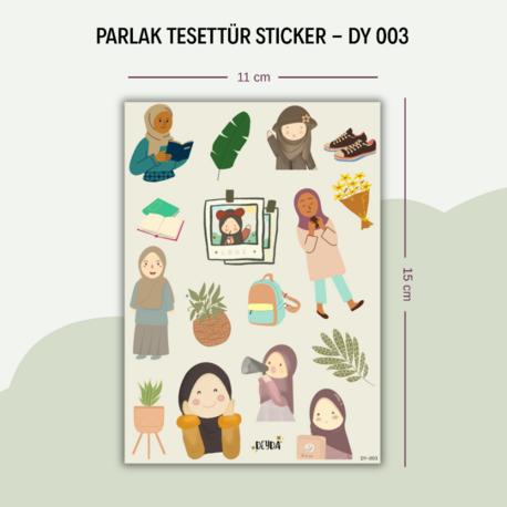 DY-003 Tesettür Sticker