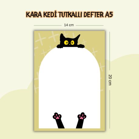 Kara Kedi Tutkallı Defter