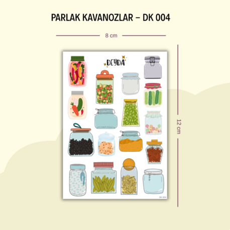 DK-003 Kavanozlar Sticker 