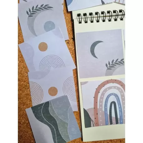 Bohem Scrapbook Kağıtları