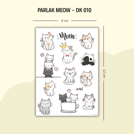 DK-010 Meow Sticker