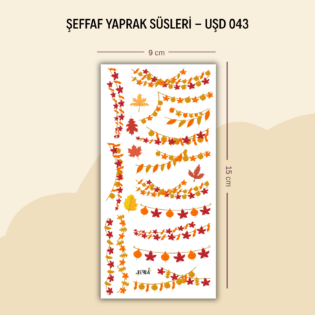 UŞD-043 Yaprak Süsleri