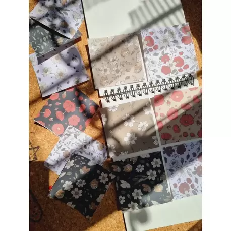 Gelincik Vintage Scrapbook Kağıtları