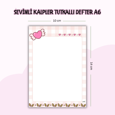 Sevimli Kalpler Tutkallı Defter