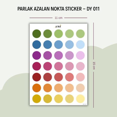 DY-011 Renli Nokta Sticker