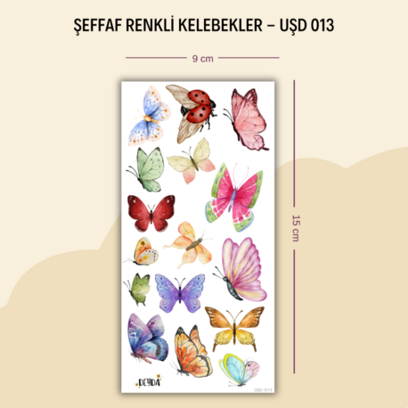 UŞD-053 Kelebekler Sticker