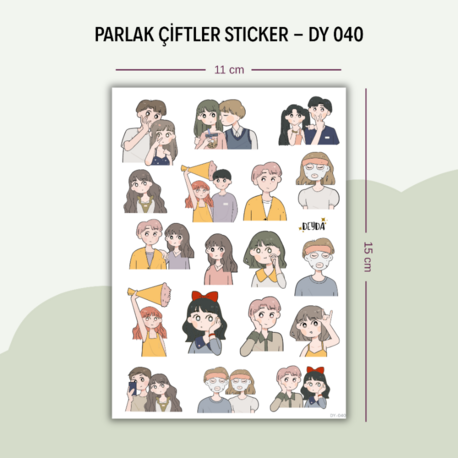 DY-040 Çiftler Sticker