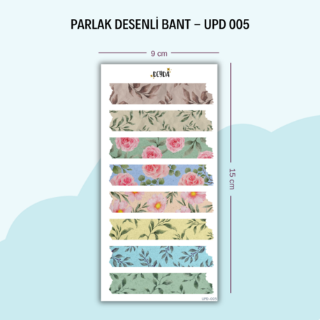 UPD-005 Desenli Bant Sticker