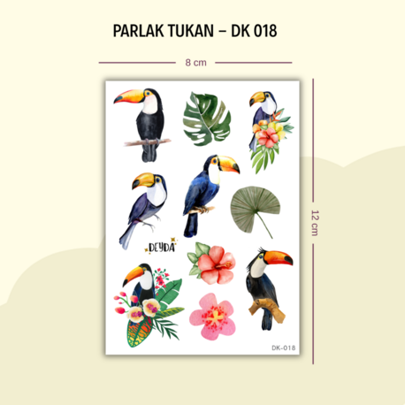 DK-018 Tukan Sticker
