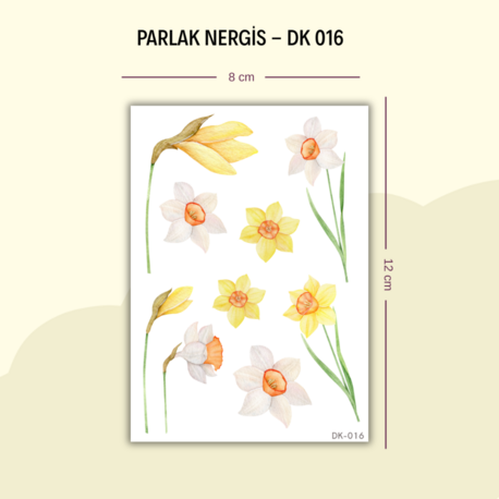 DK-016 Nergis Sticker