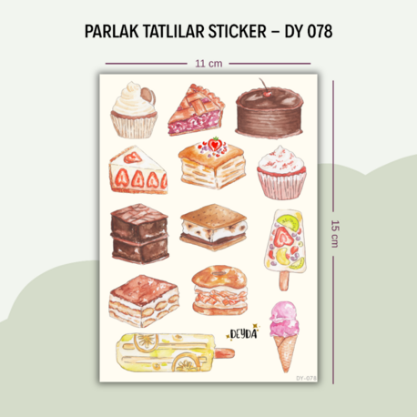 DY-079 Tatlılar Sticker