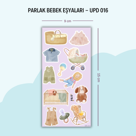 UPD-016 Bebek Eşyaları Sticker