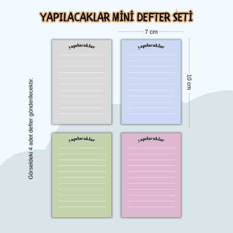 Mini Defter Seti