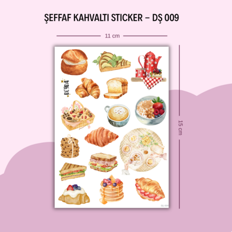 DŞ-009 Kahvaltı Sticker