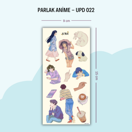 UPD-022 Anime Sticker