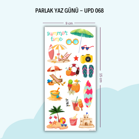 UPD-068 Yaz Günü Sticker