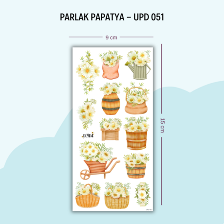 UPD-051 Papatya Sticker