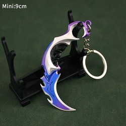 Yağmacı Karambit (Mavi) Metal Mini Figür