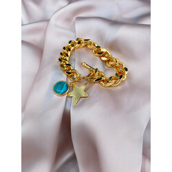 KALIN ZİNCİR AQUA BİLEKLİK