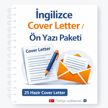 İngilizce Cover Letter / Ön Yazı Paketi