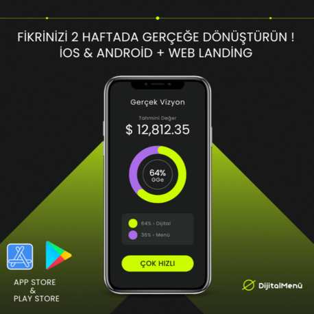 FİKRİNİZİ MOBİL UYGULAMAYA DÖNÜŞTÜRÜN !