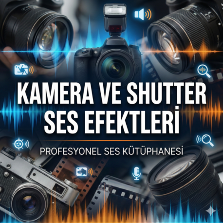 Profesyonel Kamera ve Shutter Ses Efektleri Paketi | 20+ Yüksek Kalite SFX