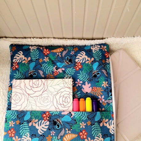 Stitch desenli tablet kılıfı