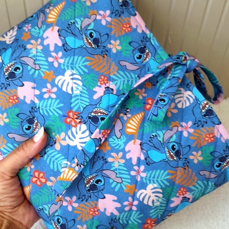 Stitch desenli tablet kılıfı