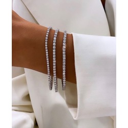 Swarovski Işıltılı Suyolu Bileklik