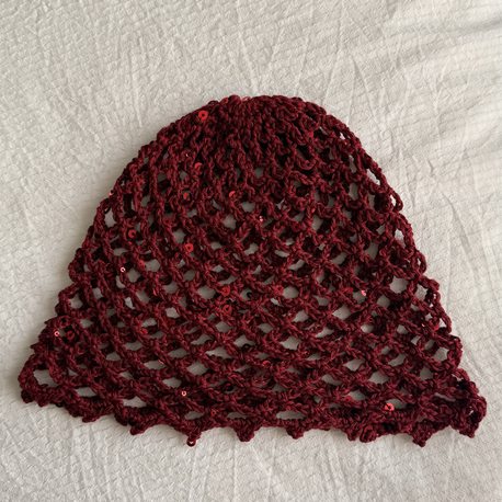 Pullu kafa aksesuarı (Bordo)