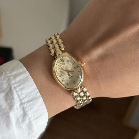 Aria vintage model kol saati (gold kadran)
