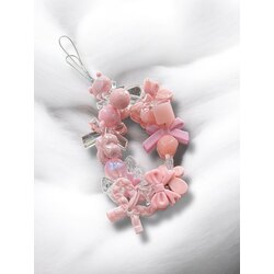 Barbie telefon ve çanta charmı