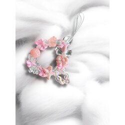 Barbie telefon ve çanta charmı