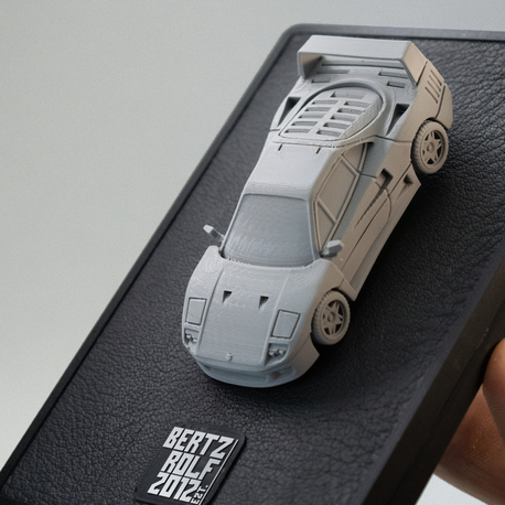 Ferrari F40 Boyanabilir Araba Kiti
