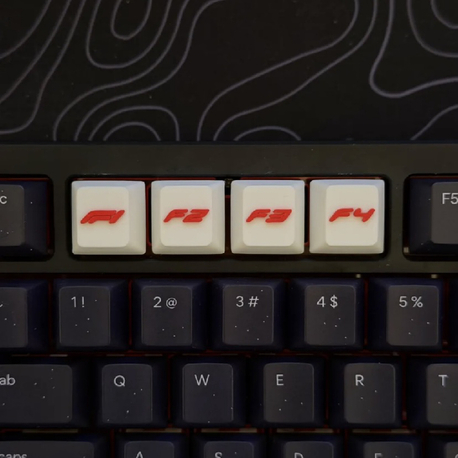 F1 F2 F3 F4 Keycap Seti – Gaming Klavye Tuşları