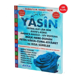 Orta Boy Yasin Kitabı / 80 Sayfa 16x24 cm Mavi Kapak