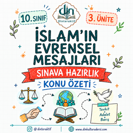 10. SINIF 4. ÜNİTE KOLAY TEKRAR