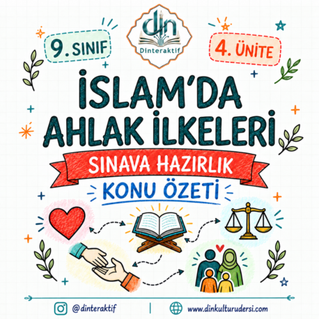 9. SINIF 4. ÜNİTE KOLAY TEKRAR