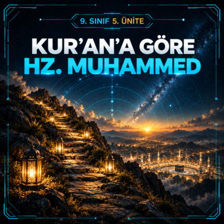 9. SINIF 5. ÜNİTE – KUR’AN’A GÖRE HZ. MUHAMMED