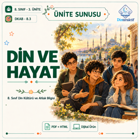 8. Sınıf 3. Ünite: Din ve Hayat/Huma-n