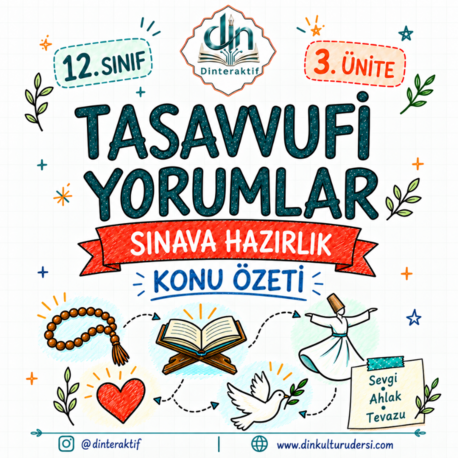 12. SINIF 3. ÜNİTE KOLAY TEKRAR