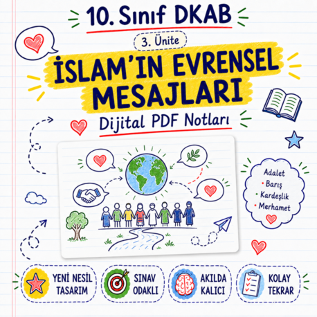 10. Sınıf DKAB 3. Ünite - İslam’ın Evrensel Mesajları