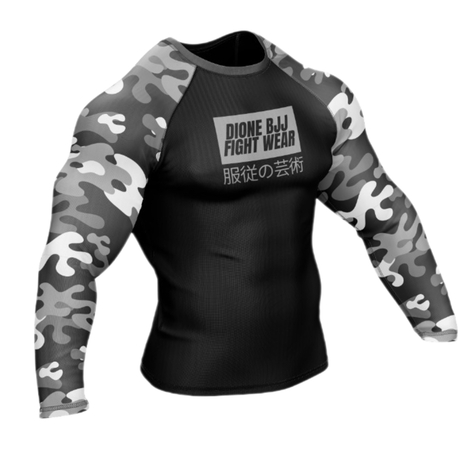 Dione BJJ “Pes ettirme sanatı” RASHGUARD