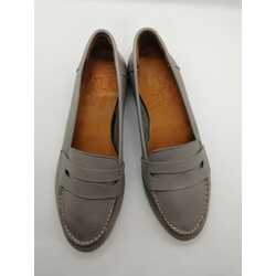 Loafer Gri Deri Babet