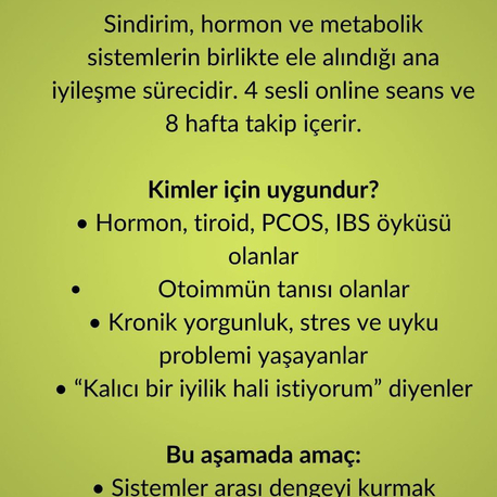 2 AYLIK FONKSİYONEL ONARIM PROGRAMI 