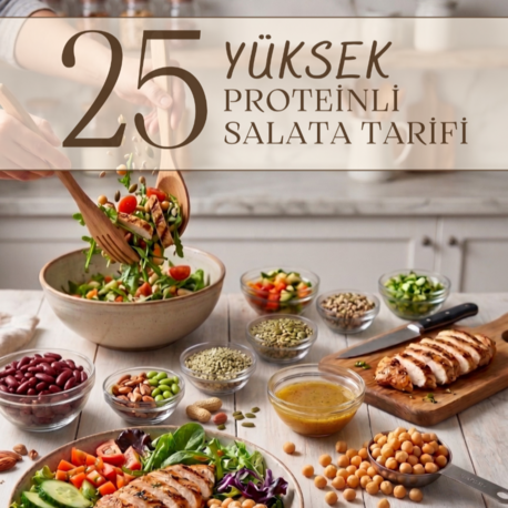 25 YÜKSEK PROTEİNLİ SALATA TARİFİ