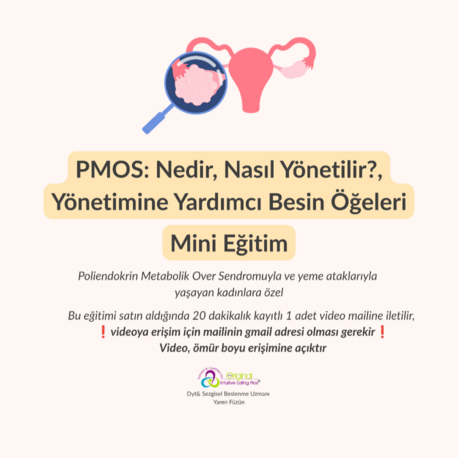 PMOS: Nedir, Nasıl Yönetilir?, Yönetimine Yardımcı Besin Öğeleri Mini Eğitim