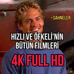 Hızlı Ve Öfkeli + Karakterler 4K Full HD Sahneleri!